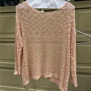 Women's Peach Knit Sweater